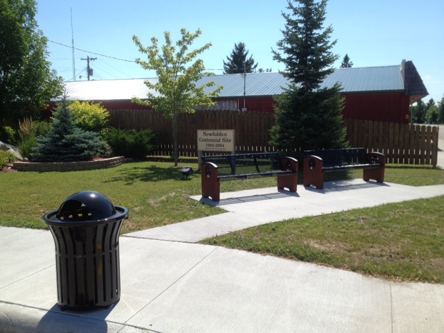 Centennial Park and two Park Benches