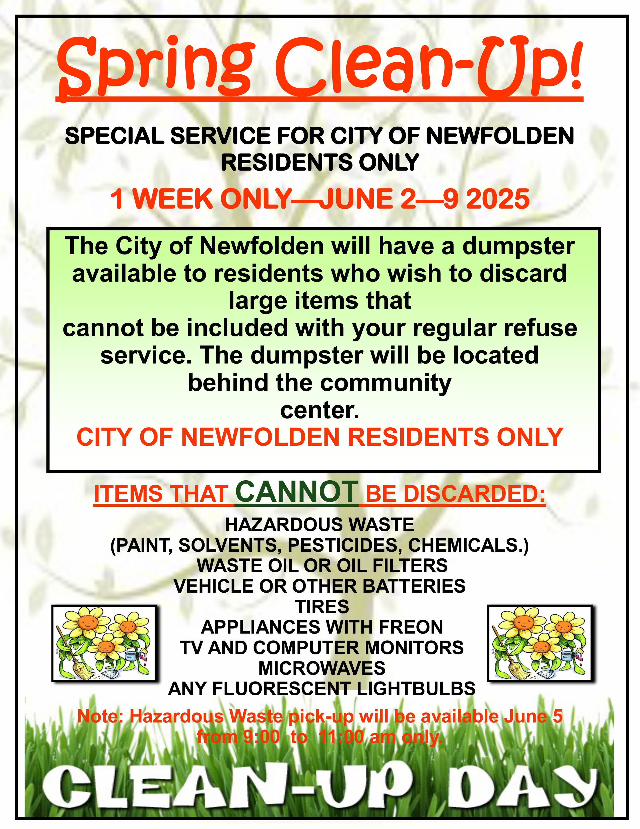 Spring Clean Up Week